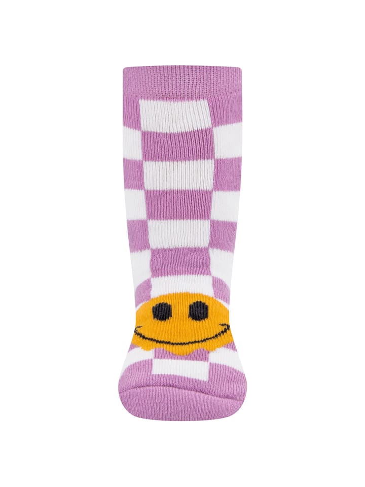 ewers Stoppersocken Karo/Smile in .h. orchidee günstig kaufen