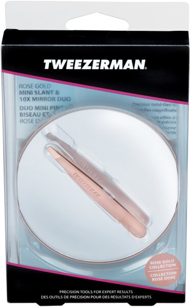 Tweezerman Set = Pinzette + Spiegel Kosmetikspiegel