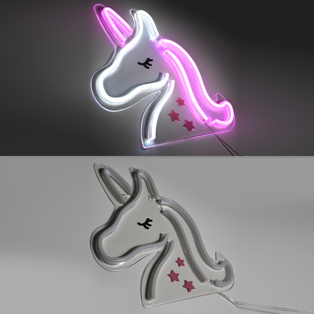 Neon-LED-Bild Neon-Unicorn