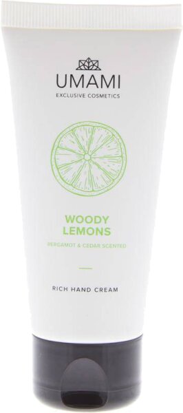 Umami Woody Lemons Bergamotte & Zeder Handcreme