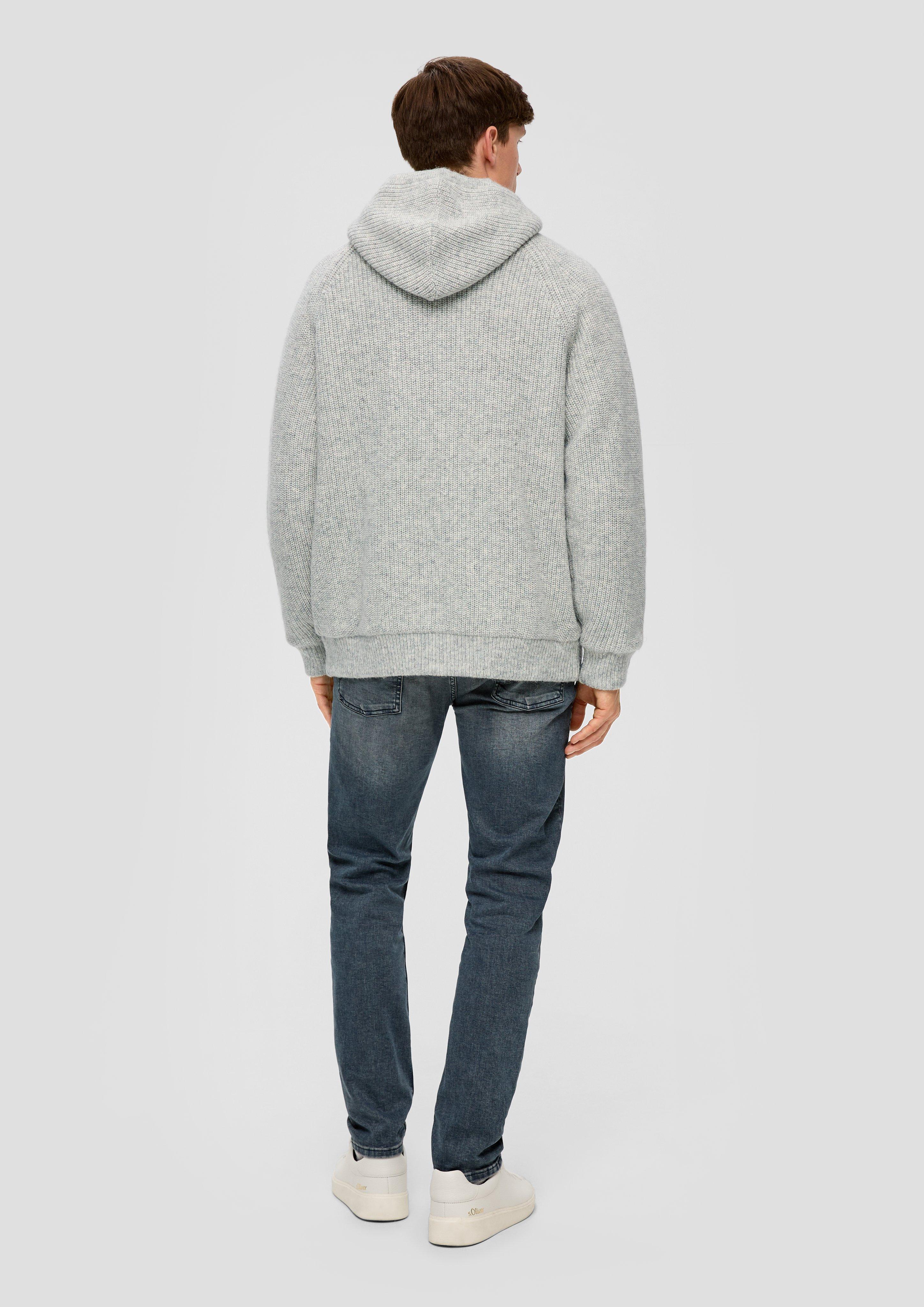 Fleecejacke mit Kapuze  2137420-94X0