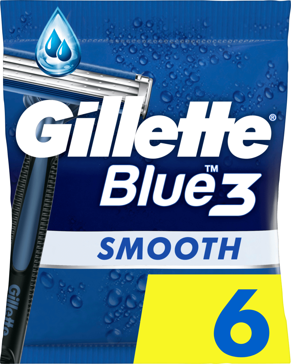 Einwegrasierer, Blue3 Smooth, 6 St