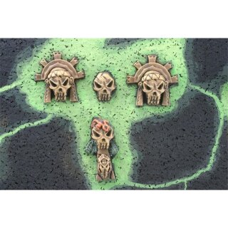 Ziterdes Ancestral Wandschmuck CHICCHAN - 4-teilig