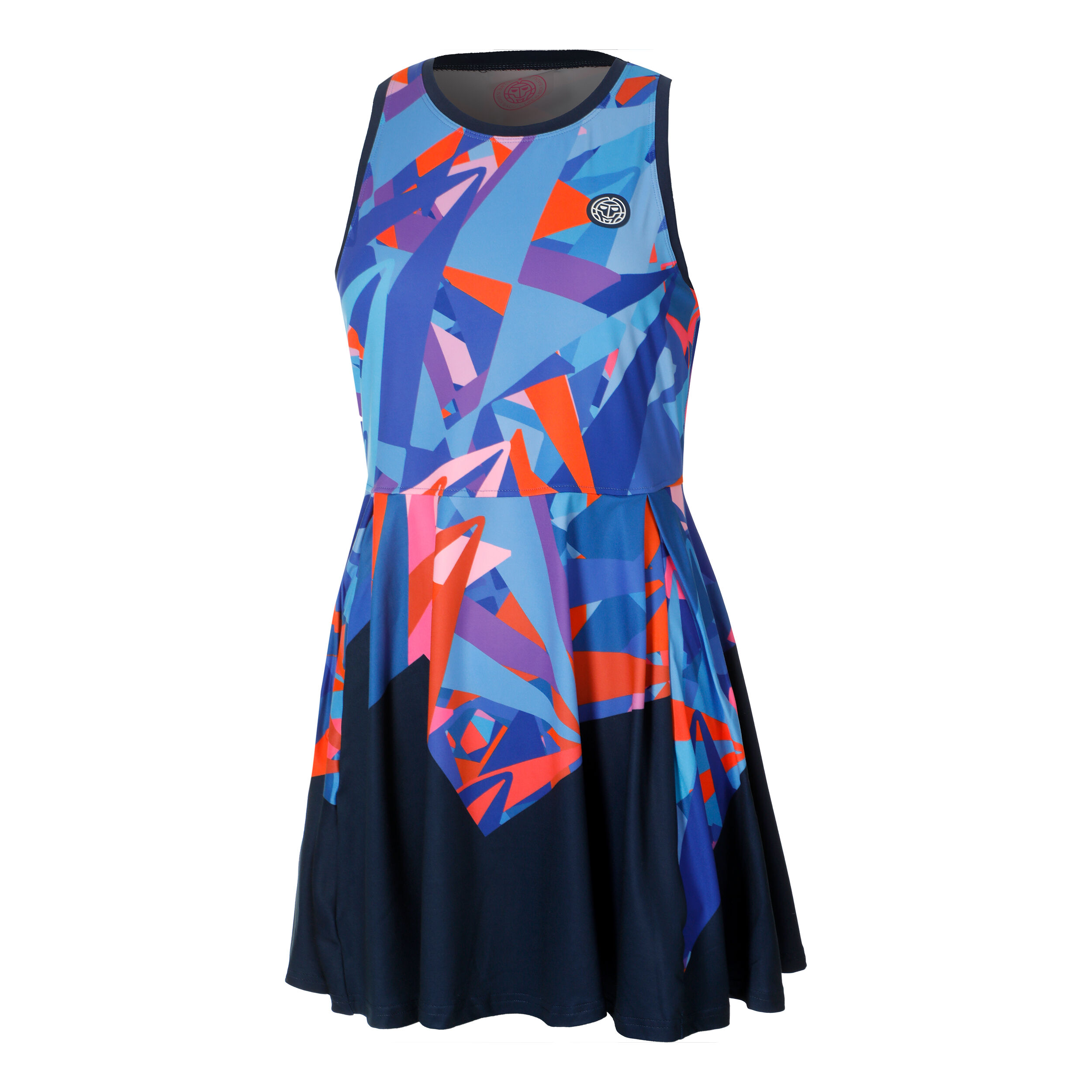 Spike Kleid Damen - Dunkelblau, Mehrfarbig