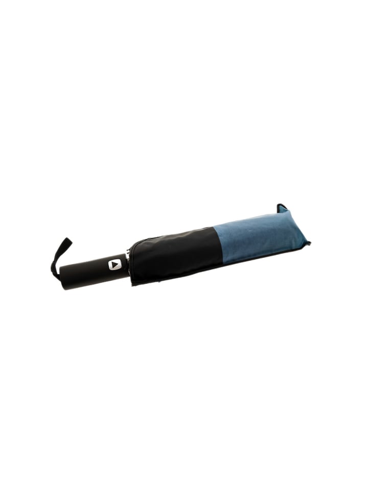 COFI 1453 Regenschirm mit Schutzhülle - Teleskop Taschenschirm ø100 cm Grün in Blau günstig kaufen 100 cm