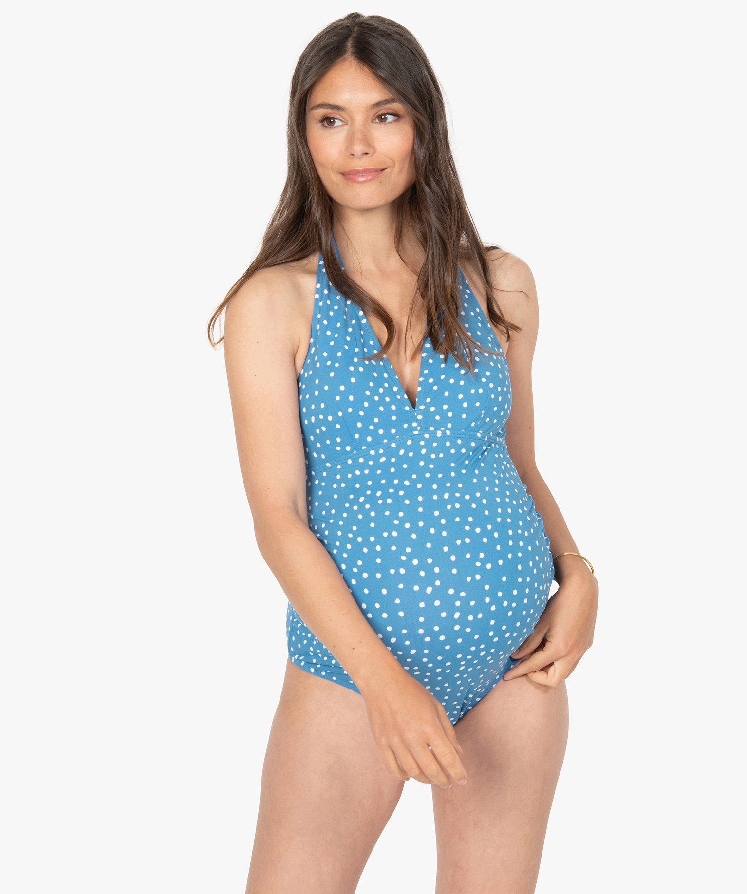 Maillot de bain de grossesse une pièce imprime | GEMO