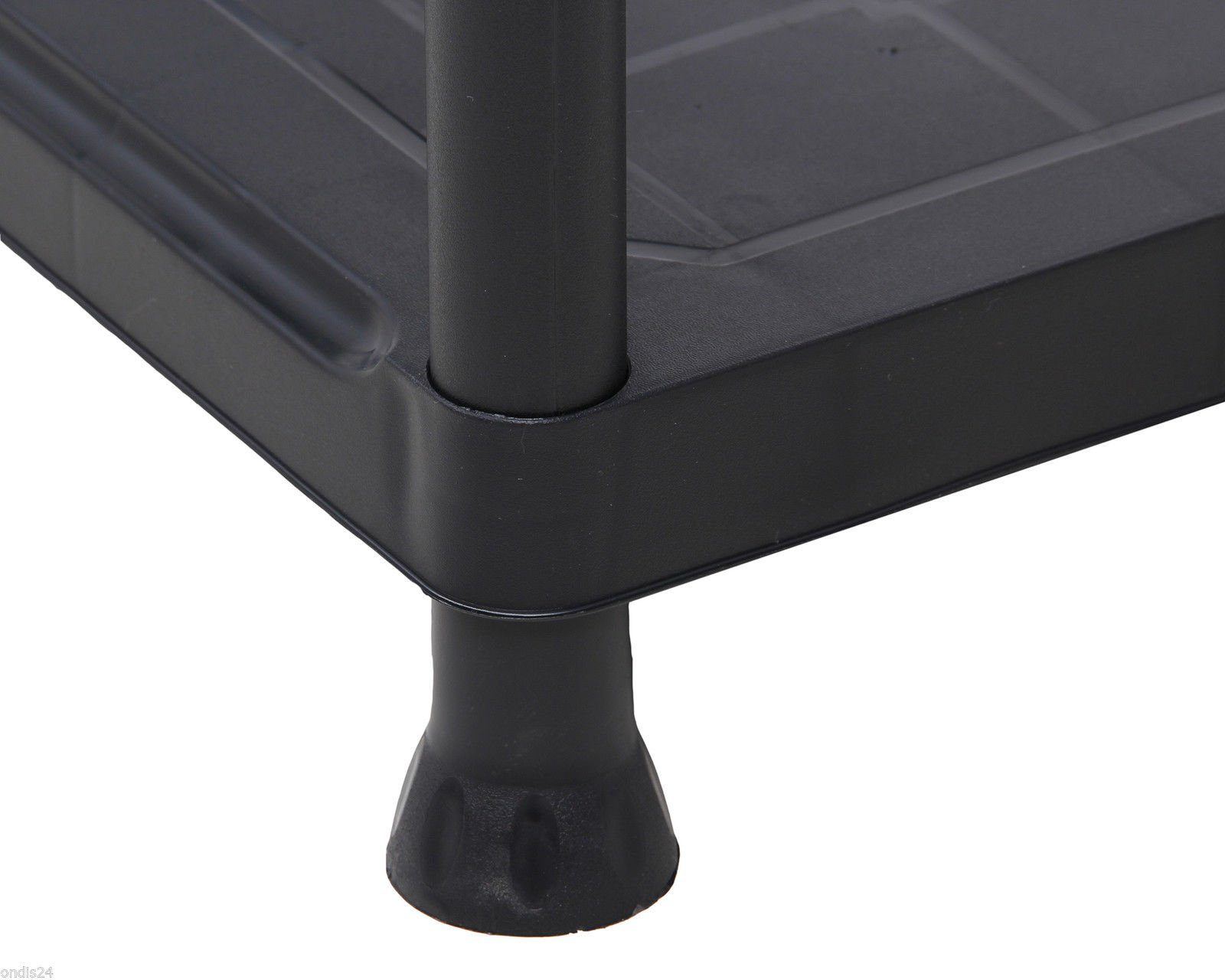 ONDIS24 Steckregal 2x Kunststoffregal, 60 x 30 x 135 (H) cm, 4 Böden, Schwerlastregal, bis zu 80 kg, Regal, Lagerregal - Doppelpack