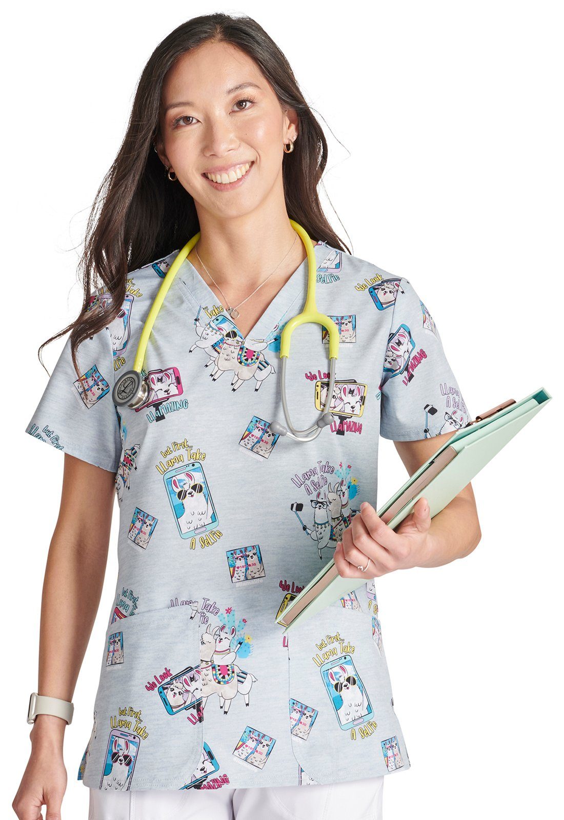 Cherokee Funktionsbluse Bunt bedruckter Damen Kasack 