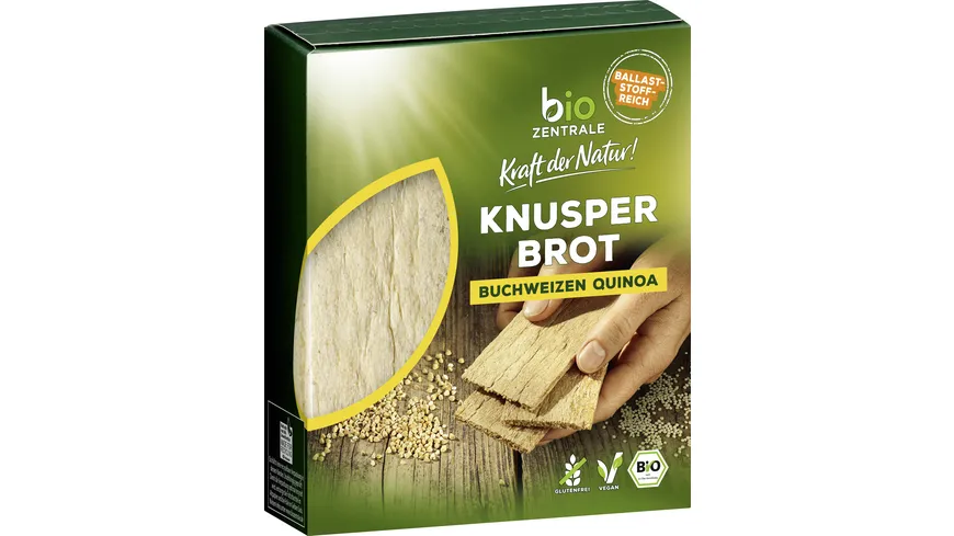 biozentrale Knusperbrot Buchweizen Quinoa 100 g