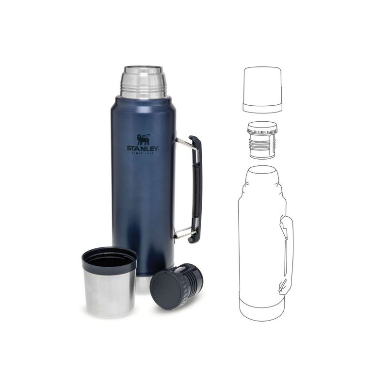 Stanley Thermoflasche, Classic Legendary Bottle 1.1qt \/ 1l Nightfall