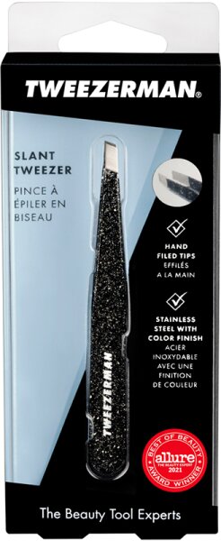 Tweezerman Slant Tweezer - Schräge Pinzette, Dusted Onyx Pinzette