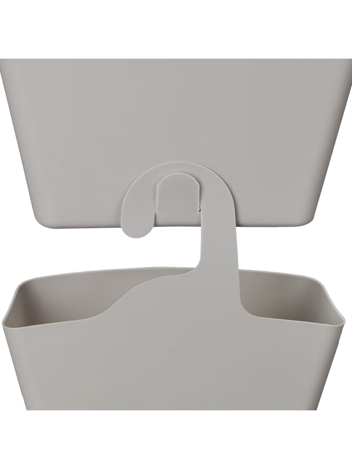 relaxdays 3 x Duschkorb in Grau - (B)23 x (H)25 x (T)10 cm günstig kaufen onesize