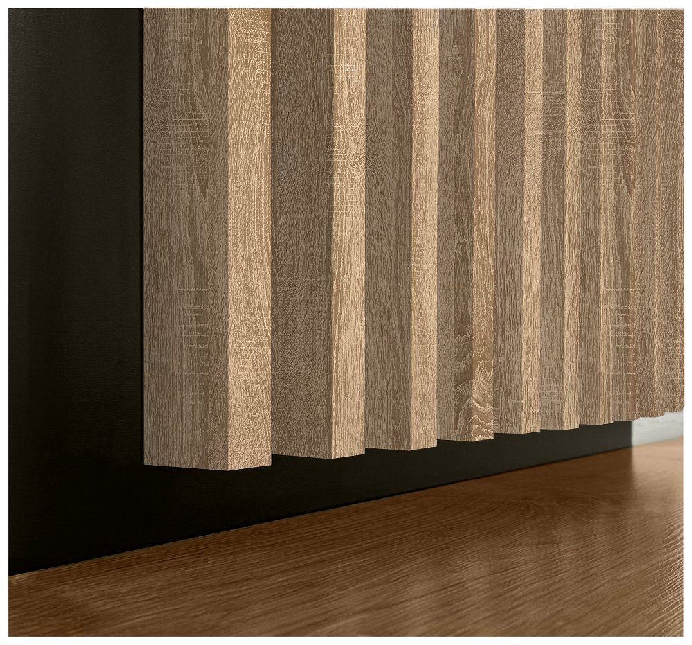 Clamaro Wandpaneel Musterset mit Farben für Lamellenwand Akustikpanelle Wandlamelle