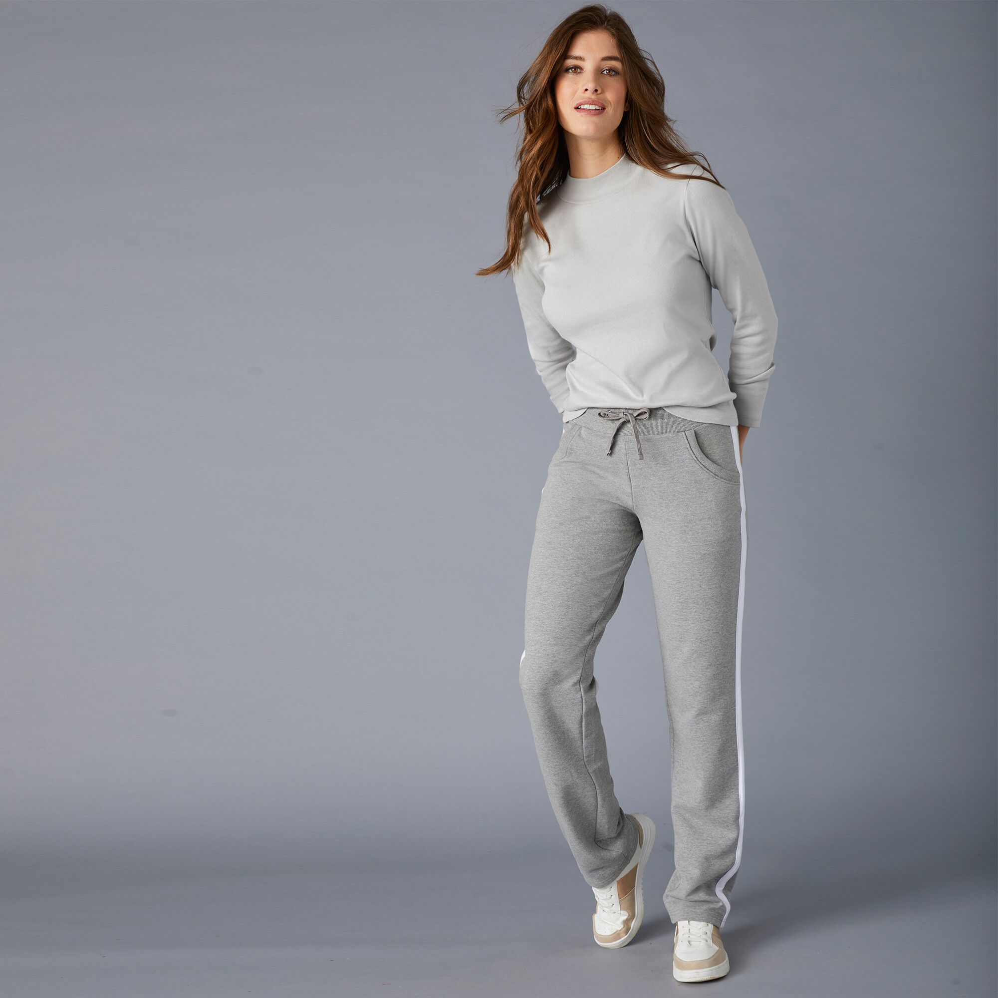 Pantalon jogging bicolore