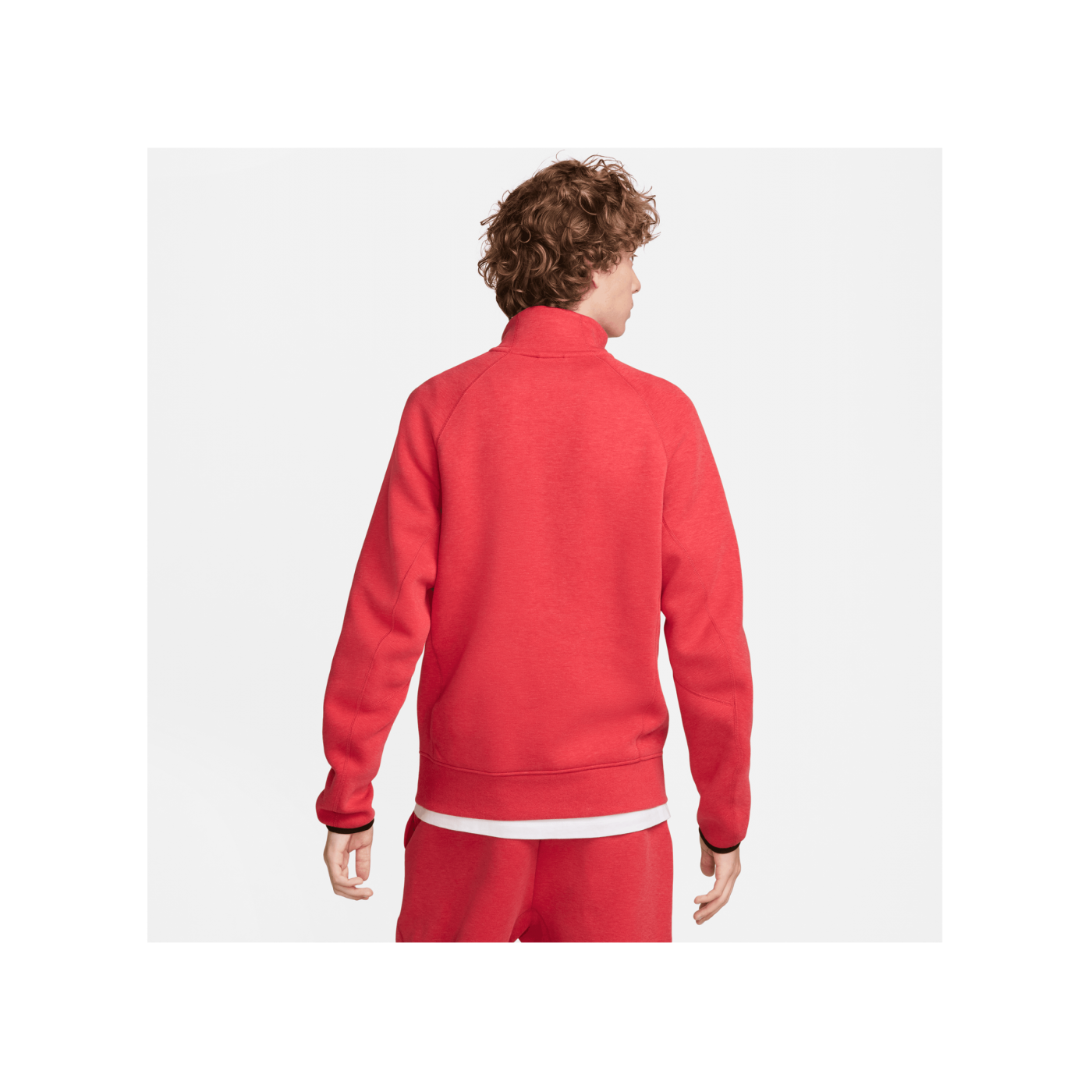 Nike Tech Fleece HalfZip Sweatshirt Rot F672