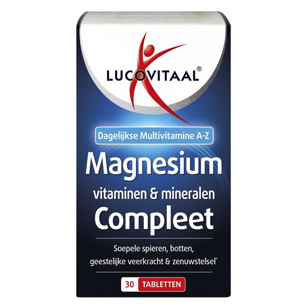 Lucovitaal Magnezijeve tablete z vitamini in minerali, 30 kosov