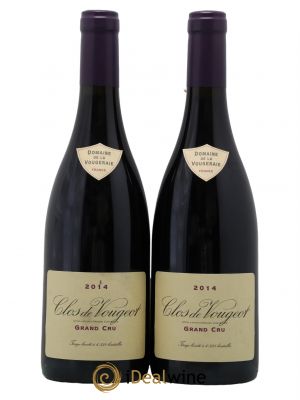 Clos de Vougeot Grand Cru La Vougeraie  2014 - Lot de 2 Bouteilles