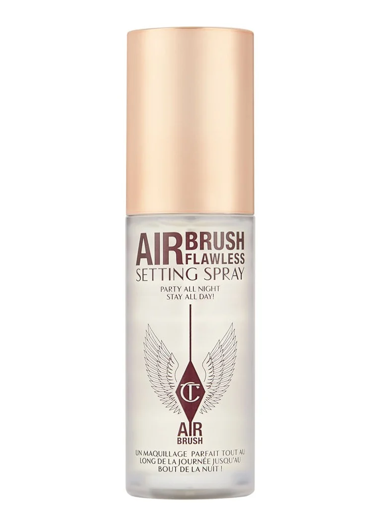Charlotte Tilbury Airbrush Flawless Setting Spray - ceļojumu izmēra grima fiksācijas un nostiprināšanas sprejs