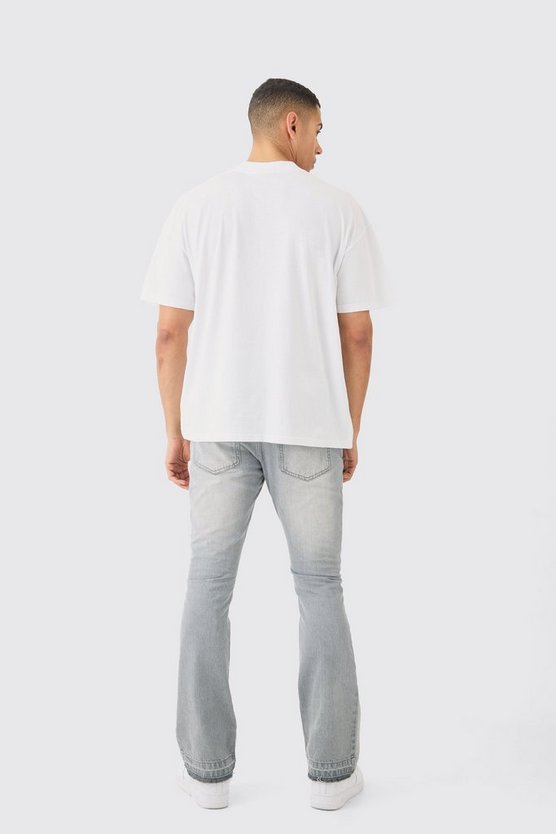 Oversize T-Shirt mit Renaissance-Print