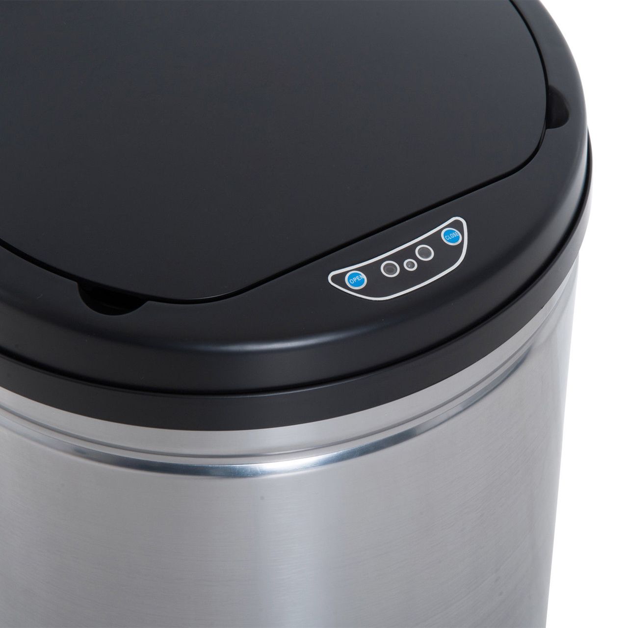 HOMCOM Edelstahl Automatik Sensor Mülleimer Abfalleimer IR Sensor mit/ohne Inneneimer rund 30 L