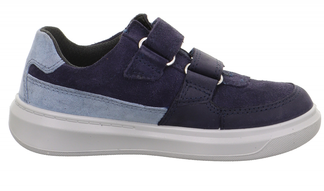 COSMO - Blau Sneaker low mit Klettverschluss