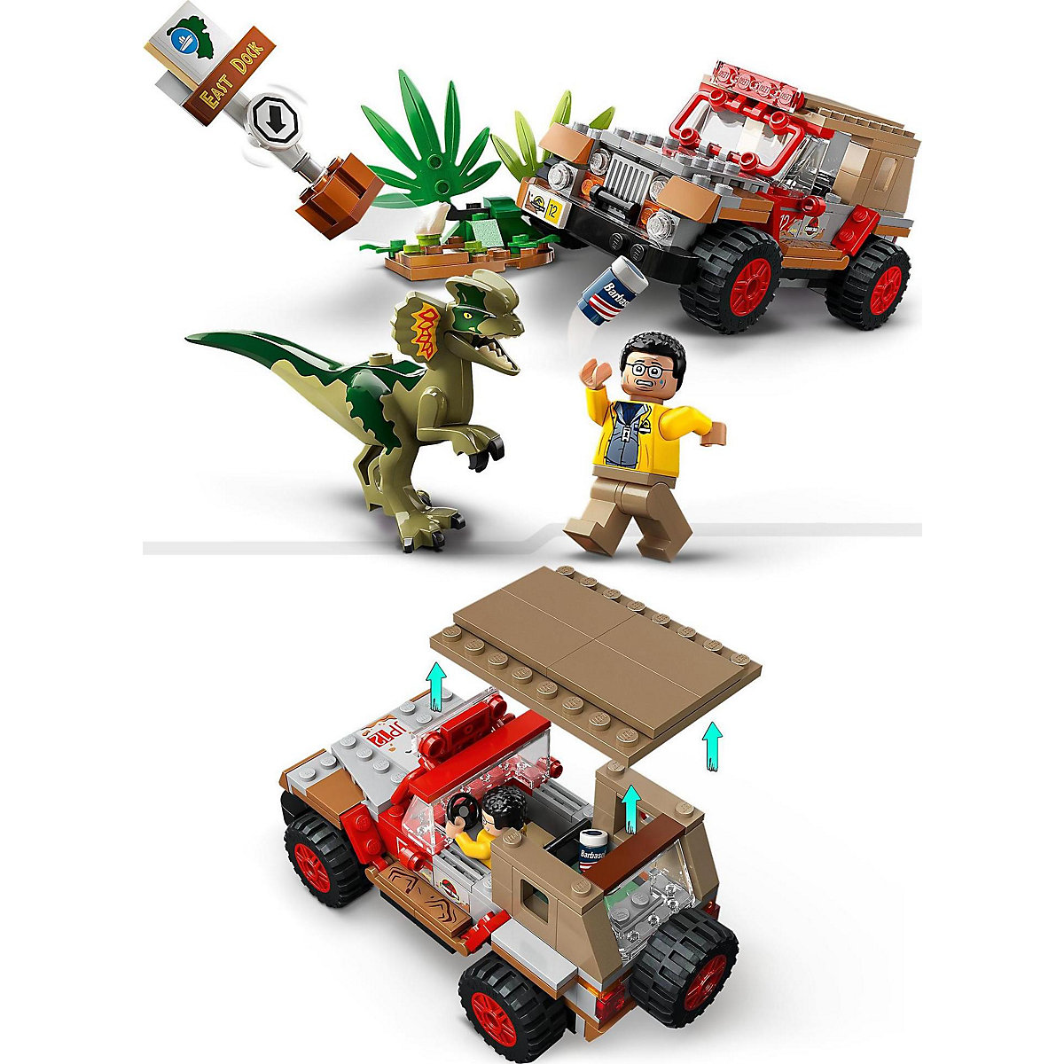 LEGO® Jurassic World 76958 Hinterhalt des Dilophosaurus