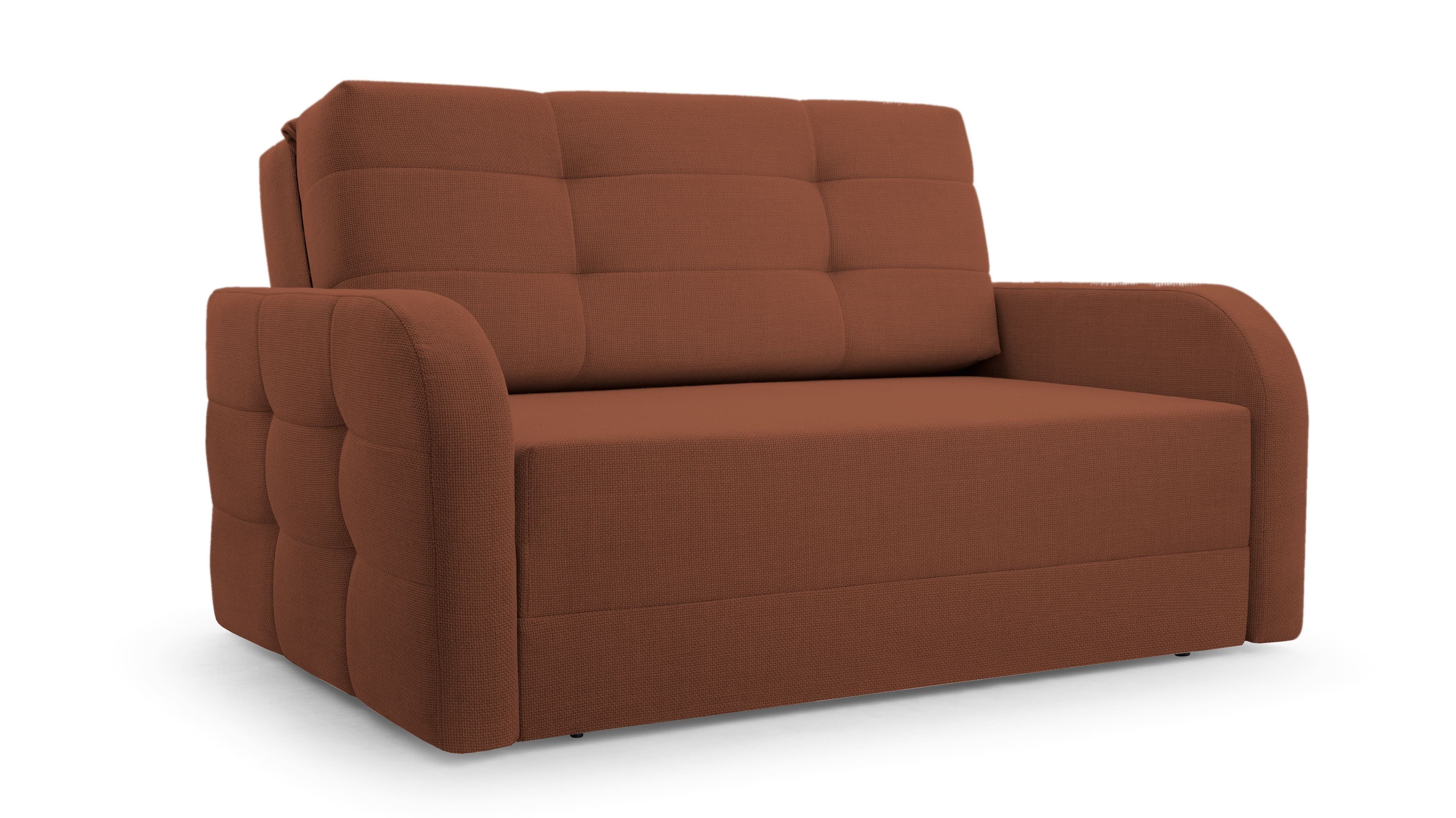 MOEBLO Kindersofa Porto 120, Schlafsessel Sofa Sessel, mit Schlaffunktion, mit Bettkasten
