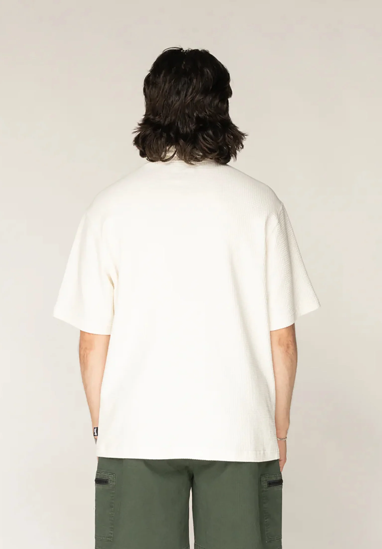 Silver Waffle Knit