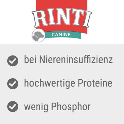 RINTI Canine Niere/Renal mit Rind 400 g
