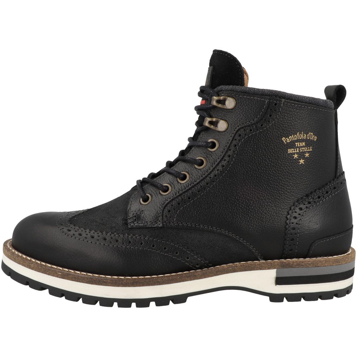 Pantofola d'Oro Tocchetto 2.0 Uomo High Schnürboots schwarz