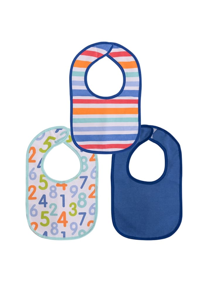 BABY CARE Babylätzchen 3er Set in blau günstig kaufen onesize