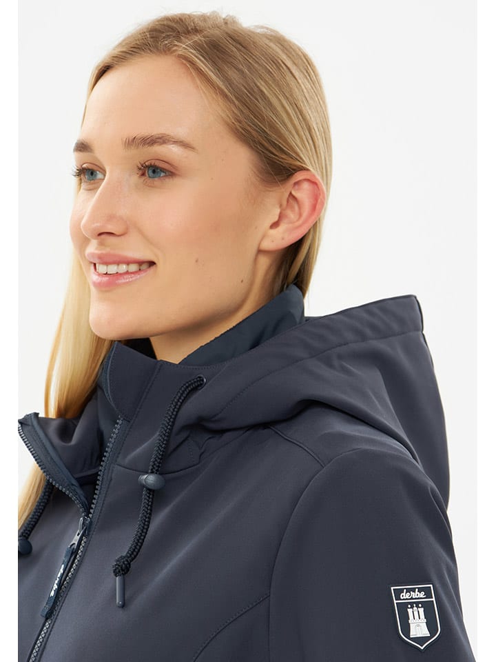 Derbe Regenjacke in Dunkelblau günstig kaufen