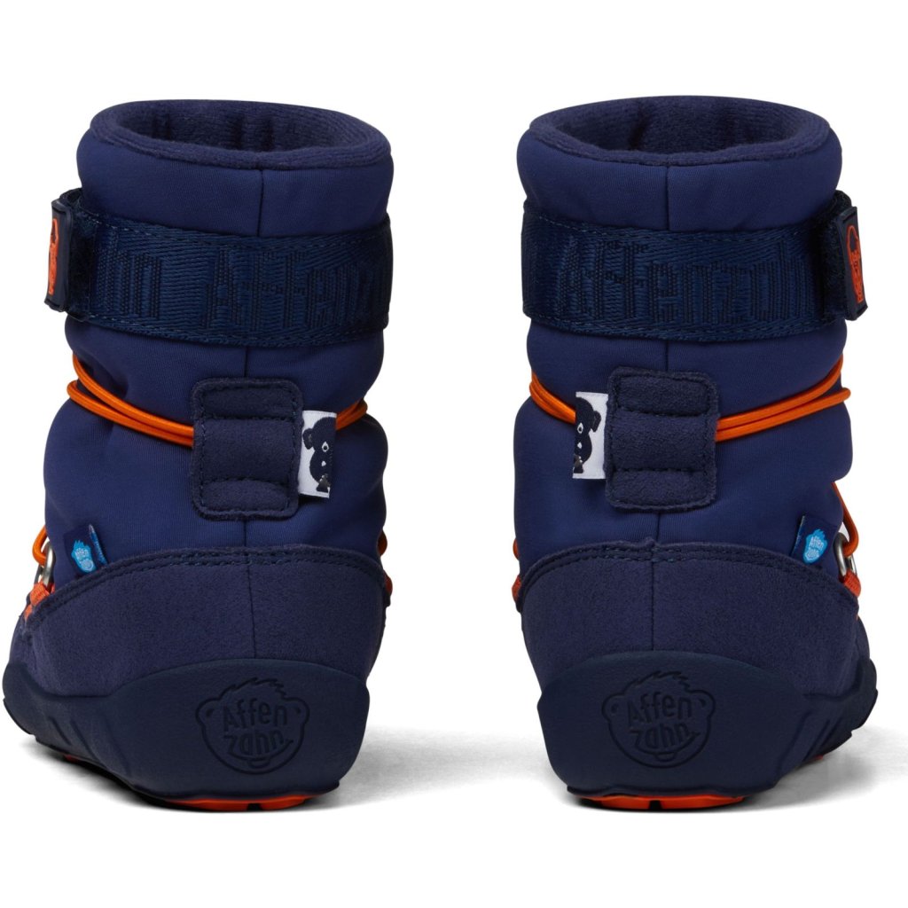 Affenzahn Schneestiefel Vegan Snowy Elefant Blau Winterbarfußschuhe