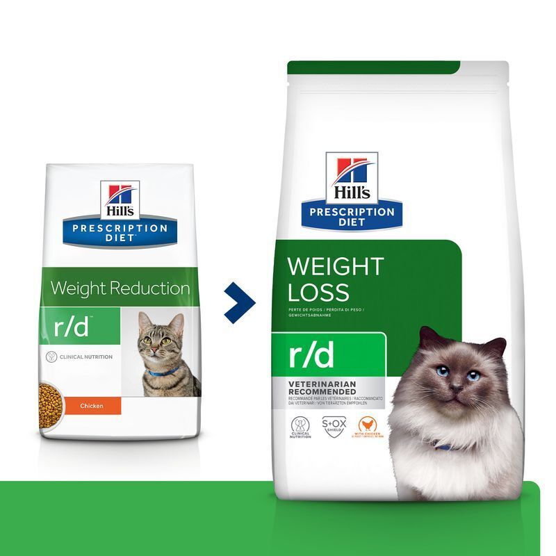 Hill's Übergewicht Hill's Prescription Diet Weight Loss r/d mit Huhn 3 kg