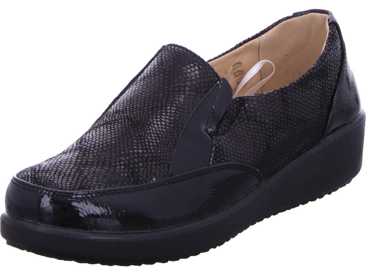 DIVERSE Sportliche Slipper schwarz