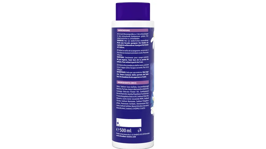 Dresdner Essenz Schaumbad All you need is sleep 500 ml