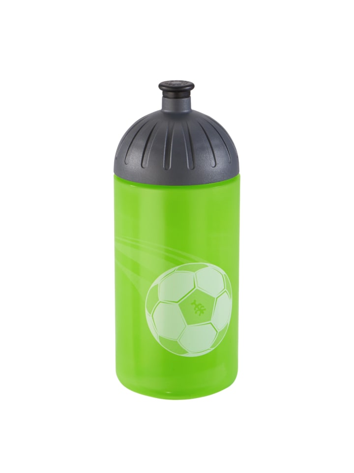 Step by Step Trinkflasche, 0,5 l, für Kindergarten und Schule in Soccer Star, Grün günstig kaufen 18,5 cm