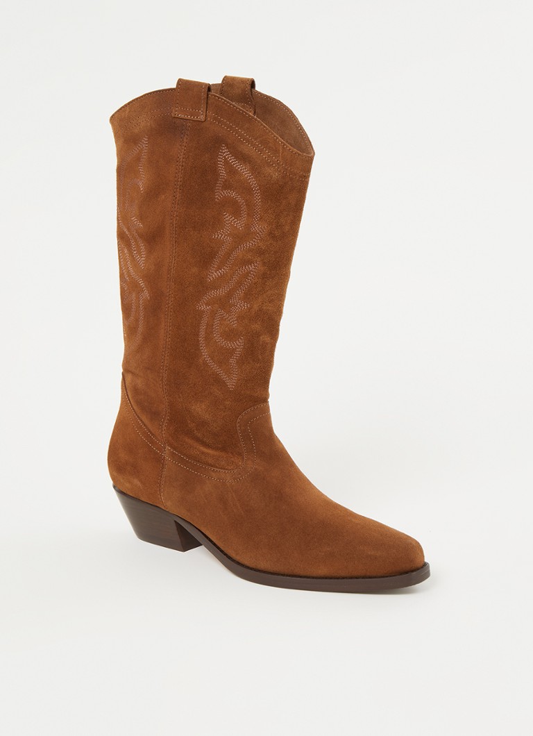 Kowbojskie buty zamszowe Claurys od ba&sh