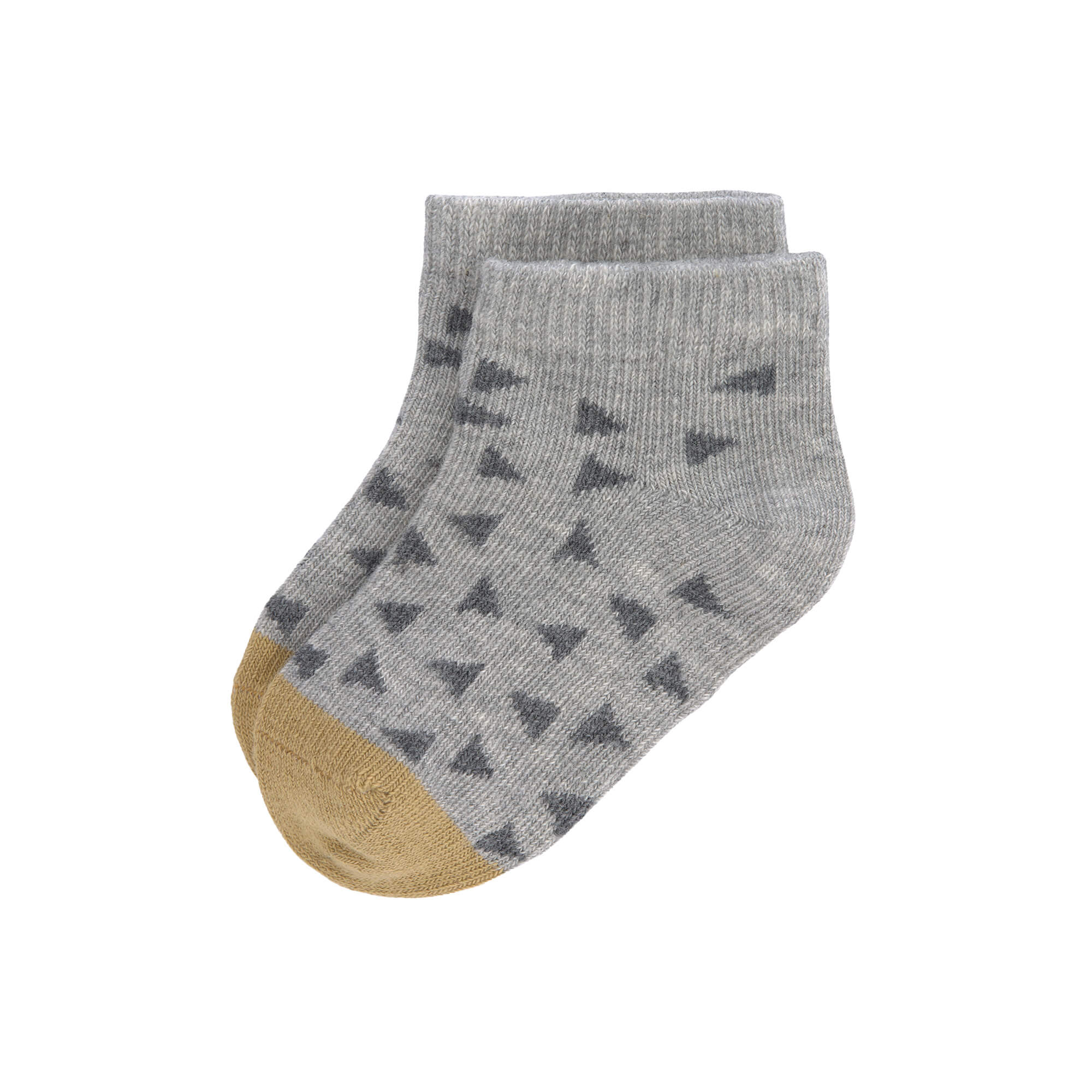 Kinder Sneaker Socken (3er-Set), Curry