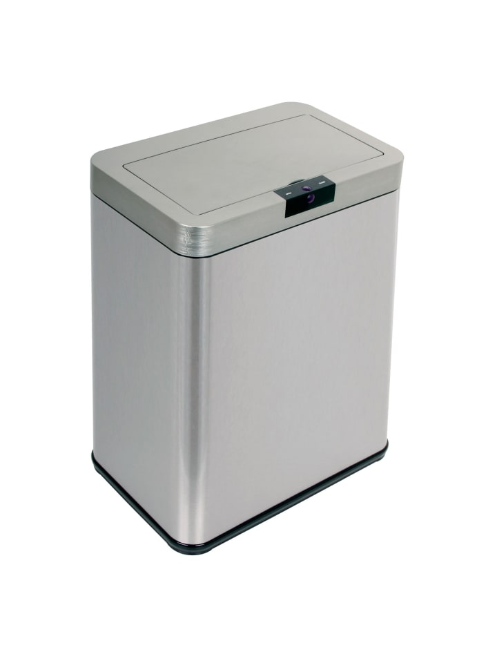Echtwerk Edelstahl Abfalleimer mit Sensor 48 l in Silber günstig kaufen onesize