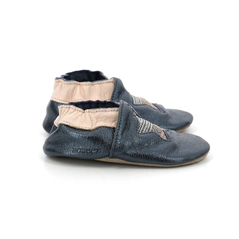 Chaussons cuir tannage vegetal Star Stripe