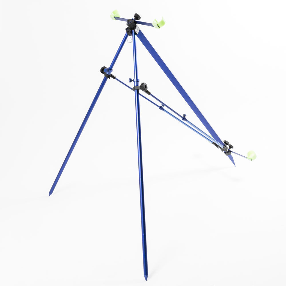 Kit da surfcasting 2 combinazioni canna da 4,20 m + treppiede + fodero