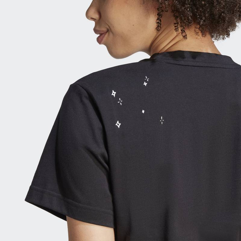 adidas Scribble Embroidery Crop-Shirt T-Shirt Damen