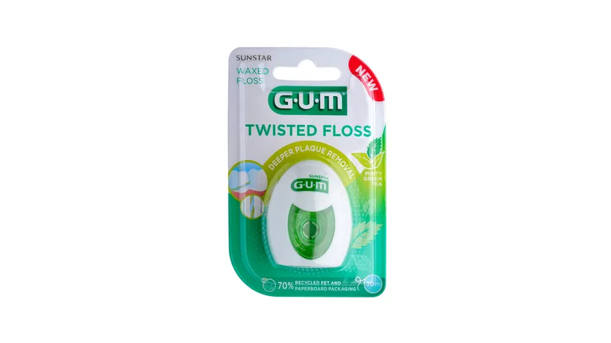 GUM TWISTED FLOSS Zahnseide 30 m