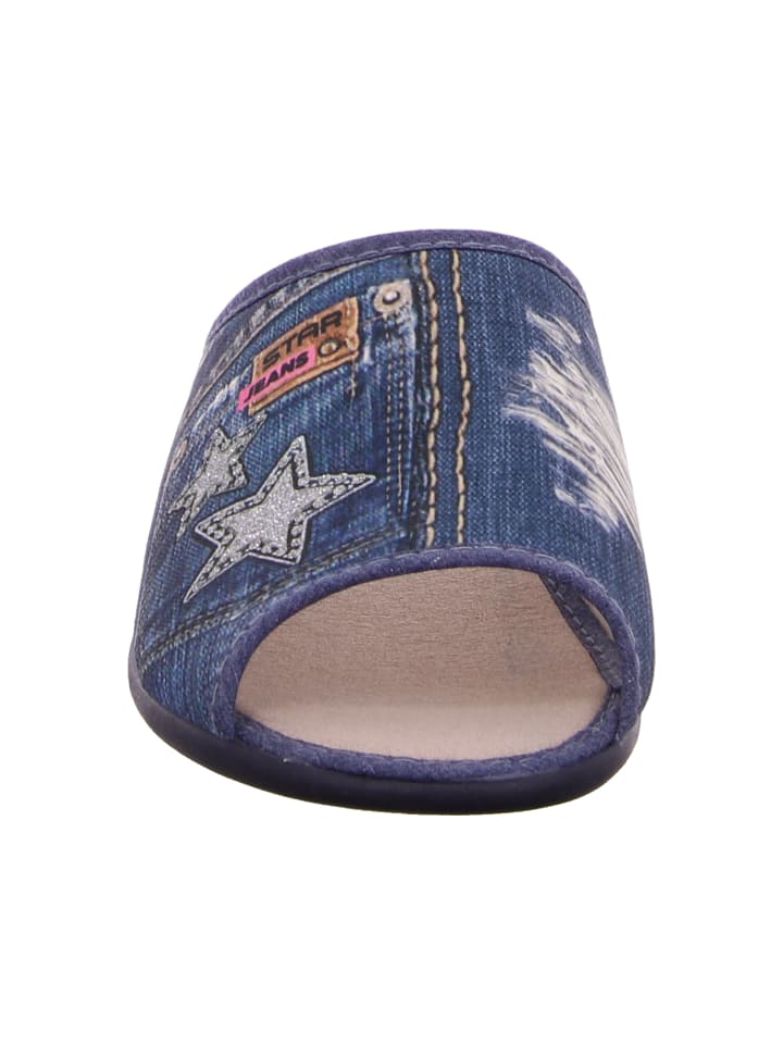 Alberola Pantoffel in blau günstig kaufen
