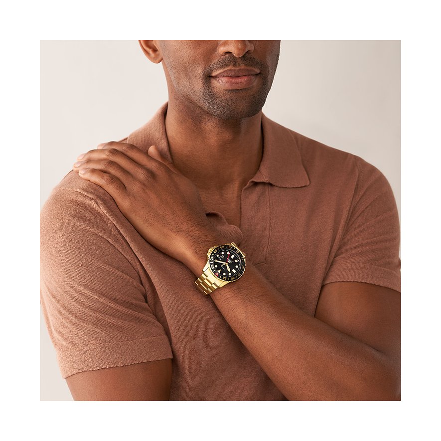 Fossil Herrenuhr Fossil Blue