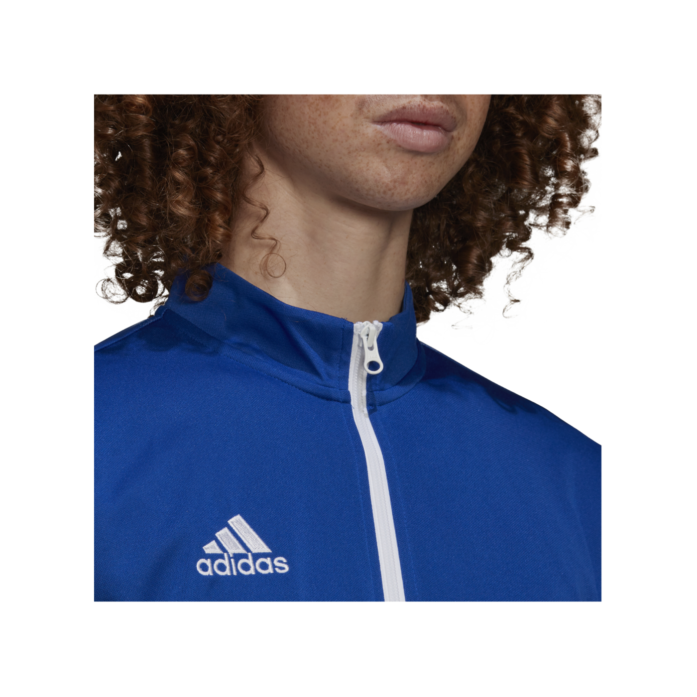 adidas Entrada 22 TK Trainingsjacke Blau Weiss