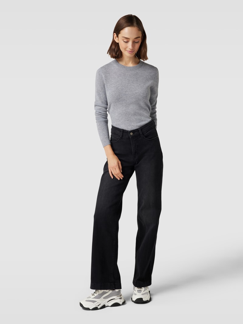 Jeans mit 5-Pocket-Design Modell 'Dream' in anthrazit