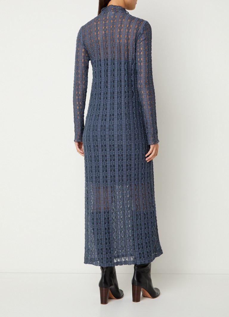 Vestido midi Dante 6 con estampado calado