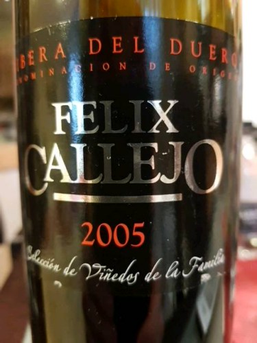CallejoFélix Callejo (Viñedos de la Familia) 2005